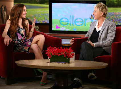 Lindsay Lohan, Ellen DeGeneres Lindsay Lohan, Ellen DeGeneres